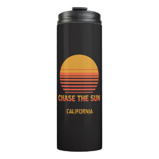 Termo Plantilla personalizada de puesta de sol retro 'Pe
