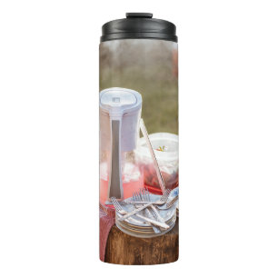 Termo Platos y jardinería de cerámica floral plateada y 