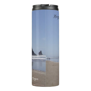 Termo Playa de cañón Haystack Rock Oregon Coffee Mug
