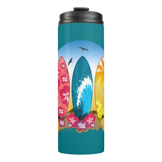 Termo Playa de Surfboard (Anverso)