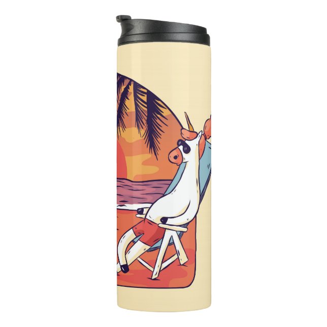 Termo Playa Flamingo de Unicorn (Rotado hacia la derecha)