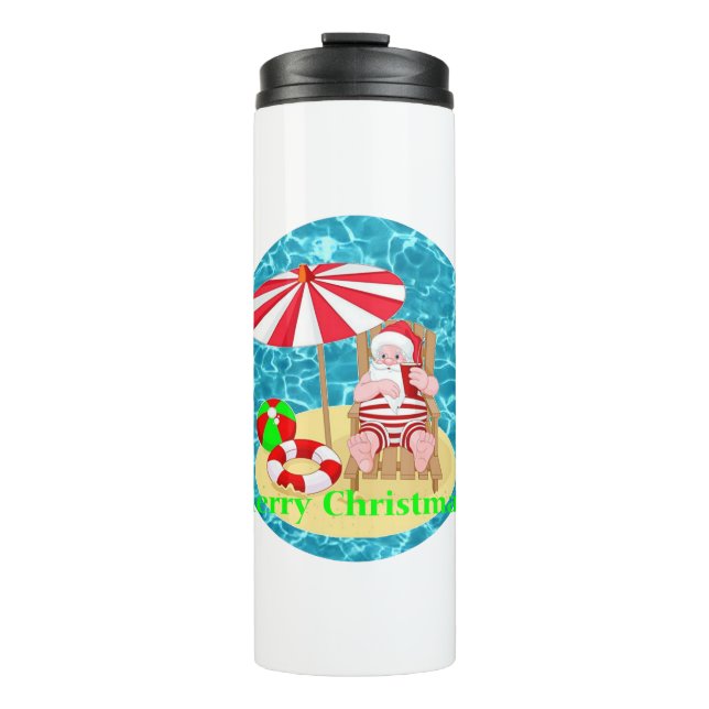 Termo playa santa claus (Anverso)