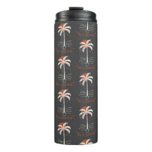 Termo Playa Tropical Palm Tree Vibes Sol Verano Retro