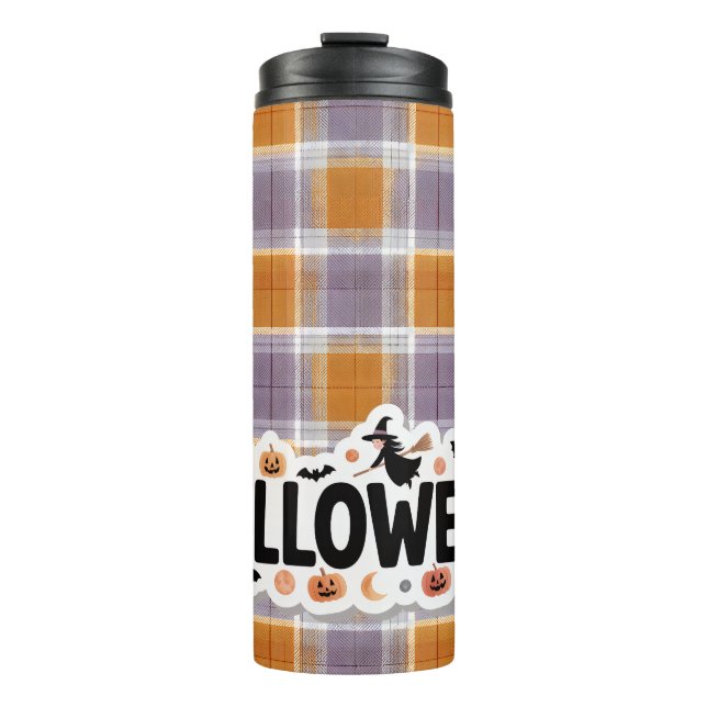 Termo Playful Halloween Plaid (Anverso)