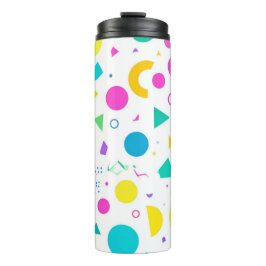 Termo Playful Neon Memphis Geometric Retro Pattern