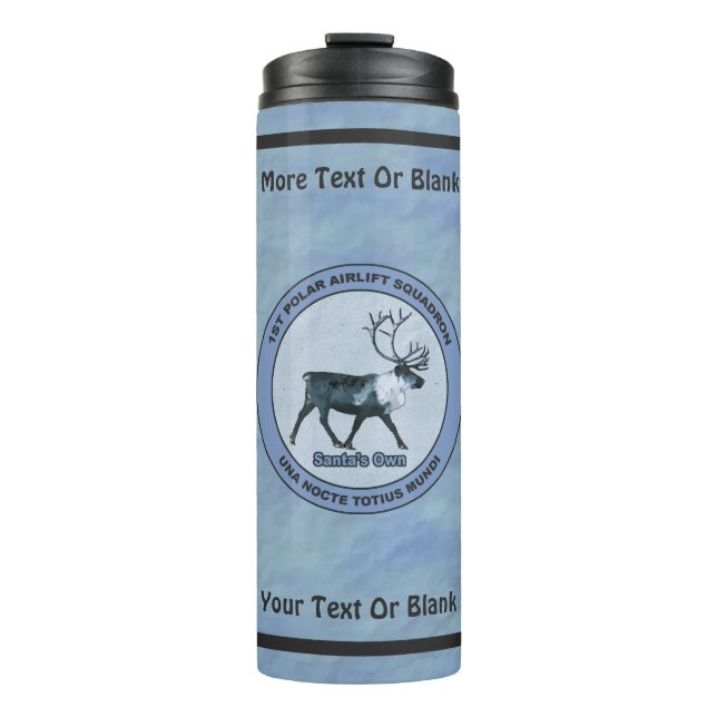 Termo Plaza del primer puente aéreo Polar de Santa - Aus (Anverso)