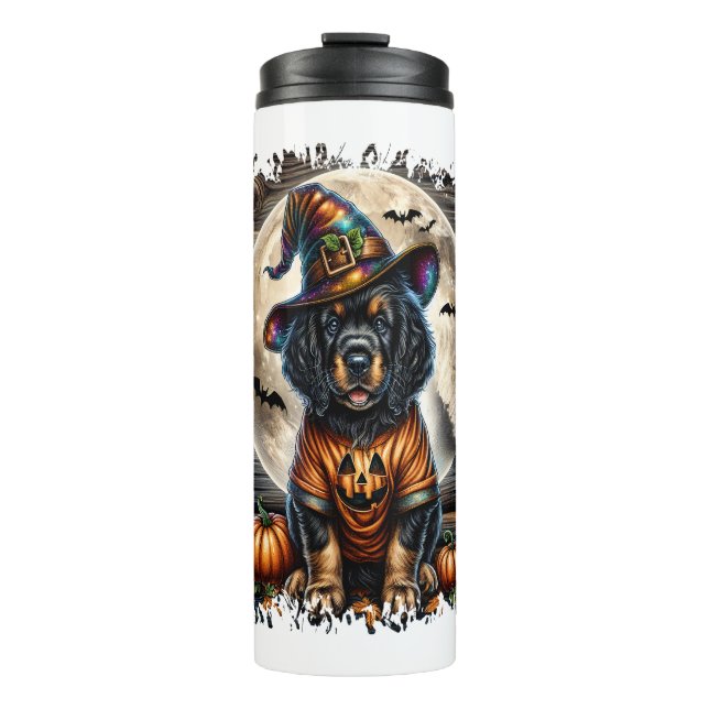 Termo Plaza Halloween de Setter Dog (Anverso)