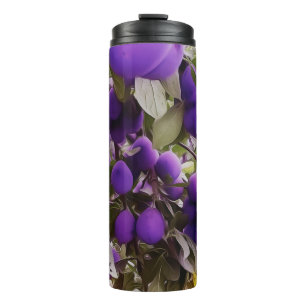 Termo Plumas de los días de cosecha otoñal de Tumbler té