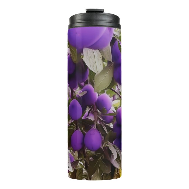 Termo Plumas de los días de cosecha otoñal de Tumbler té (Anverso)