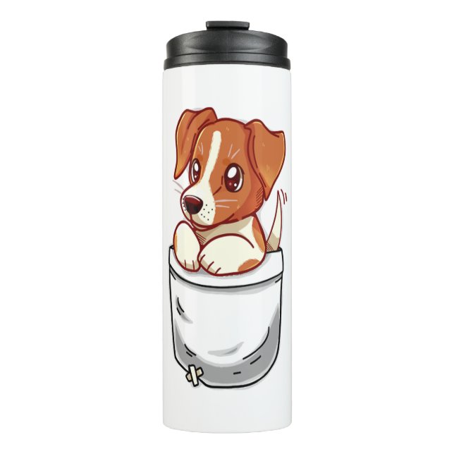 Termo Pocket Cute Jack Russell Terrier (Anverso)