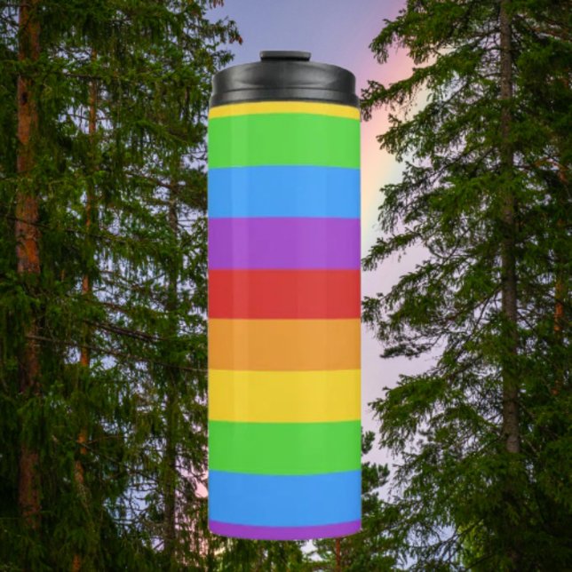 Termo Poder del Orgullo: Bandera del Arcoíris (Subido por el creador)