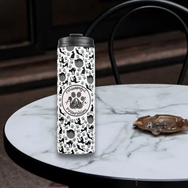 Termo Poderosa posición Stretching Yoga Cat (Subido por el creador)