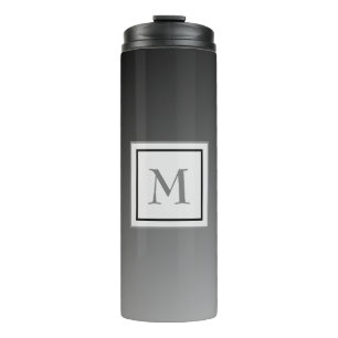 Termo Poderoso Ombre negro y gris