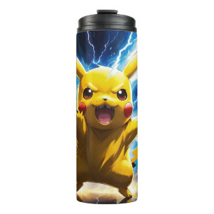 Termo Pokémon Pintado Mug Termal Pikachu