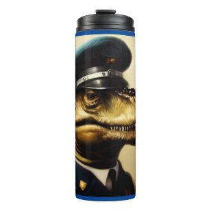 Termo Policía de T Rex