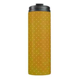 Termo Polk naranja amarillo verdoso manchado de acuarela