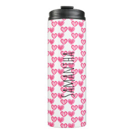 Termo Polka Dot And Stripes Hearts