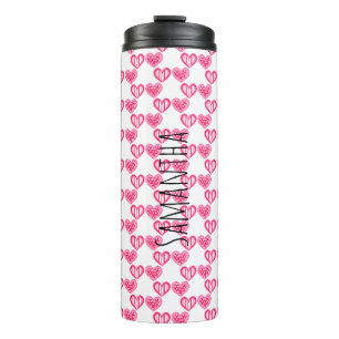 Termo Polka Dot And Stripes Hearts