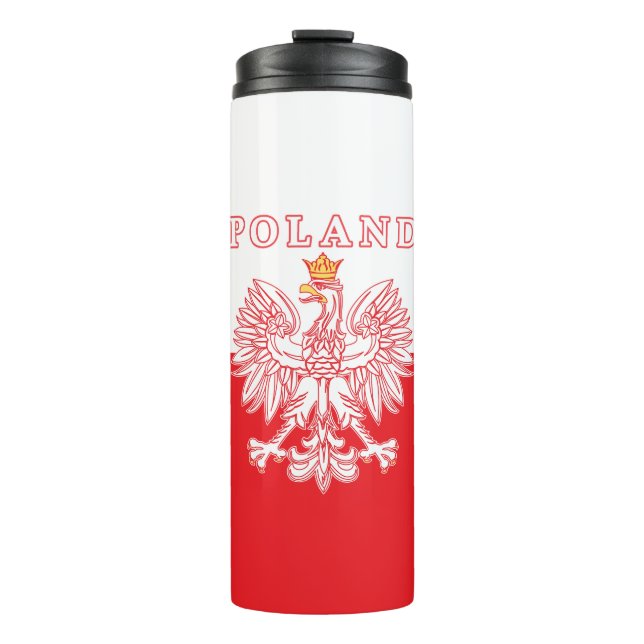 Termo Polonia Con Águila Polaca Roja (Anverso)