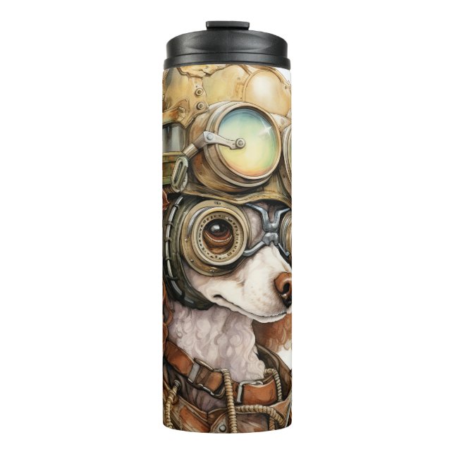 Termo Poodle Steampunk Dog (Anverso)