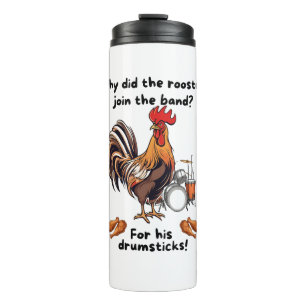Termo ¿Por qué se unió el gallo a la banda? Por su tambo