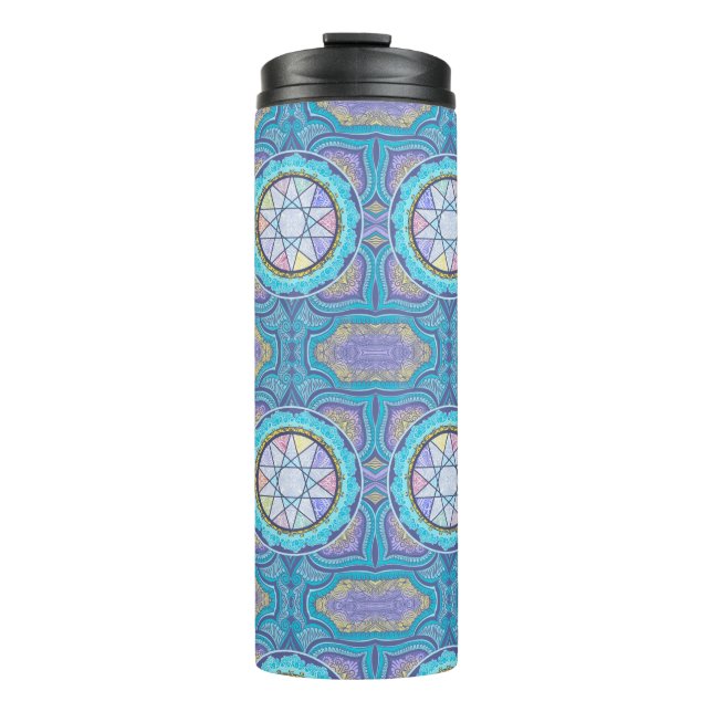 Termo Portal de geometría celeste | Mandala mística (Anverso)