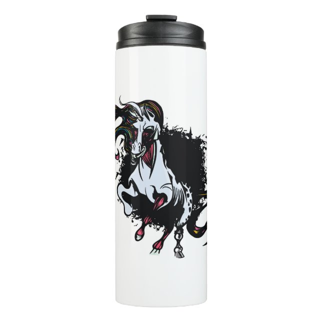 Termo Posición de Unicornio Zombie (Anverso)