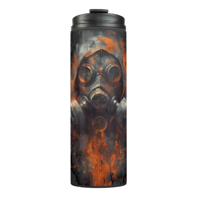 Termo Post Apocalyptic Gas Mask Toxic Grunge  (Anverso)