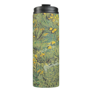 Termo Prado Amarillo de Van Gogh - Arte Floral Clásico