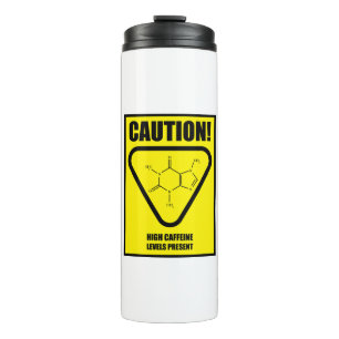 Termo ¡Precaución! Altos niveles de cafeína 