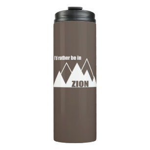 Termo Preferiría Estar En El Parque Nacional Zion Montañ
