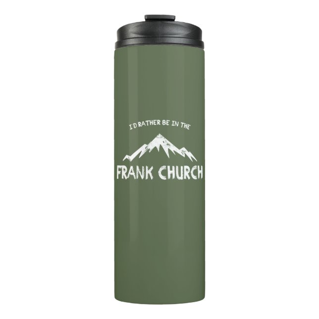Termo Preferiría estar en la Iglesia de Frank (Anverso)