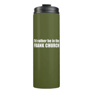 Termo Preferiría estar en la Iglesia de Frank