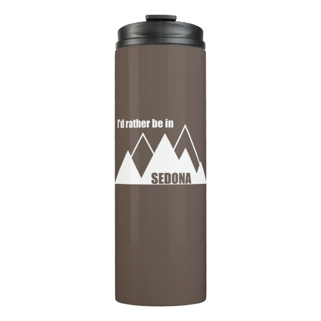 Termo Preferiría Estar En La Montaña Sedona (Anverso)