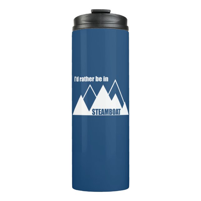 Termo Preferiría Estar En Montañas Colorado De Barcos De (Anverso)