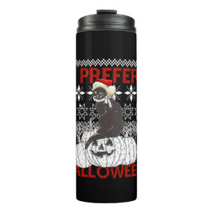 Termo Prefiero a los Navidades divertidos de Halloween s