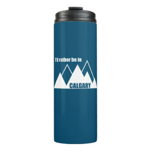 Termo Prefiero estar en la montaña Calgary Alberta