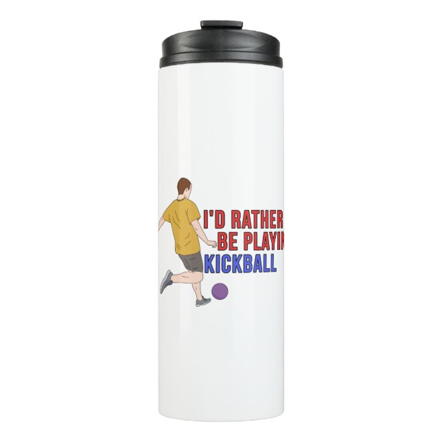 Termo Prefiero jugar a KickBall (Anverso)