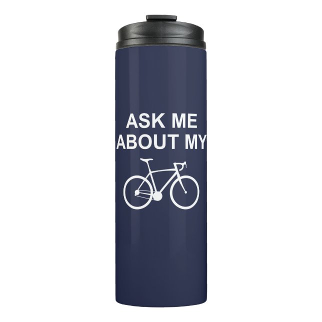 Termo Pregúntame sobre mi bicicleta (Anverso)