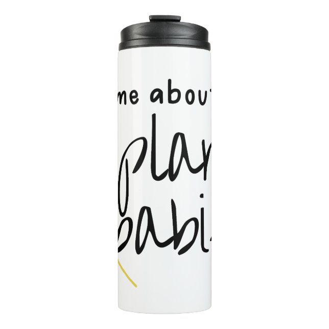 Termo Pregúntame sobre mis bebés de planta (Anverso)