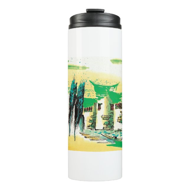 Termo Premium de pintura de la naturaleza (Anverso)