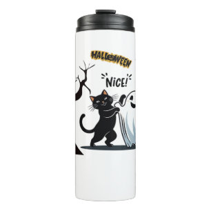 Termo Prepárense para un fiesta de Halloween hábil y tác