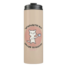 Termo Presentado pero dispuesto a discutir sobre gatos -