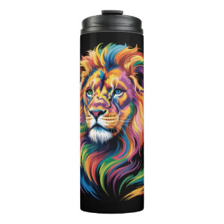Termo  Pride and Power – Majestic Rainbow Lion Head