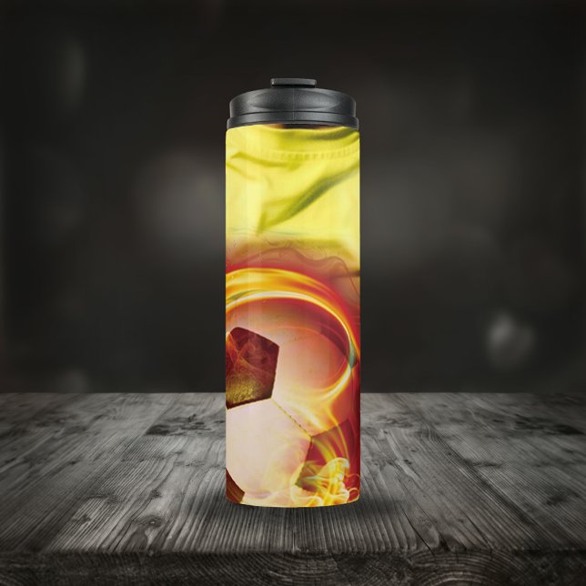 Termo Primer plano de Photo Soccer Player y Ball (Subido por el creador)