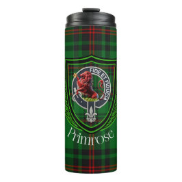 Termo Primrose Scottish Clan Tartan & Crest
