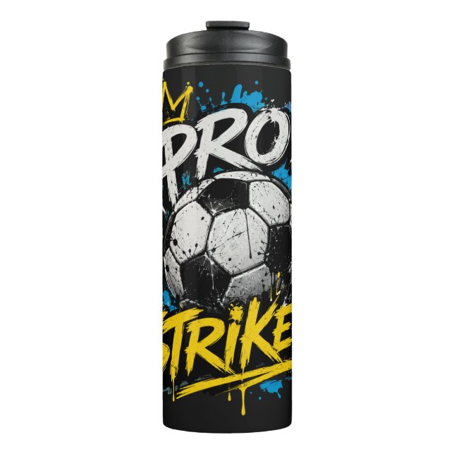 Termo Pro Striker Graffiti Urbano de Fútbol (Anverso)