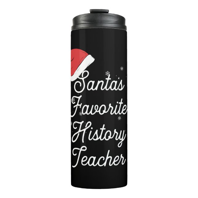Termo Profesor de historia Navidad (Anverso)