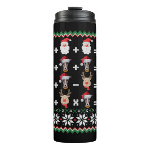 Termo Profesor de Matemáticas Navidad GREYHOUND