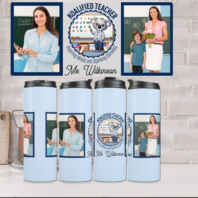 Termo Profesor Koalificado Cute Koala regalo de educador (Subido por el creador)